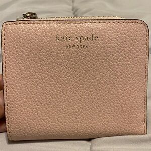 Kate Spade baby pink Bifold Wallet
